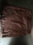 fusta h&m scurta maro crapata
