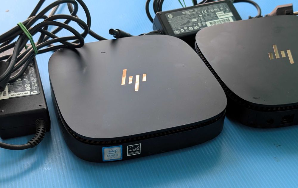 Mini PC HP Elite Slice I5-7500T, 256GB SSD, 8Gb, WIFI, incarcator