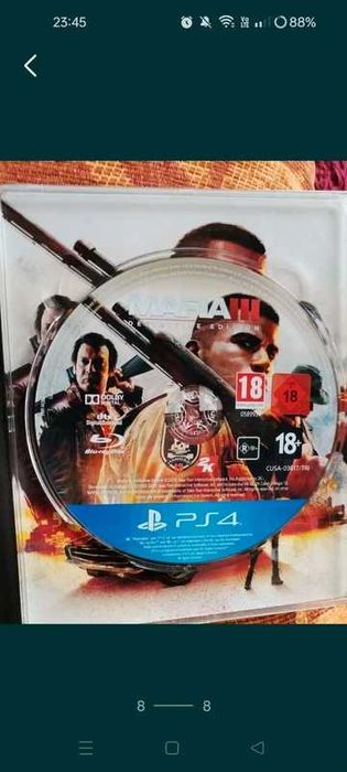 Vând jocuri MAFIA collection Playstation 4 PS4 colecție 1 , 2 și 3