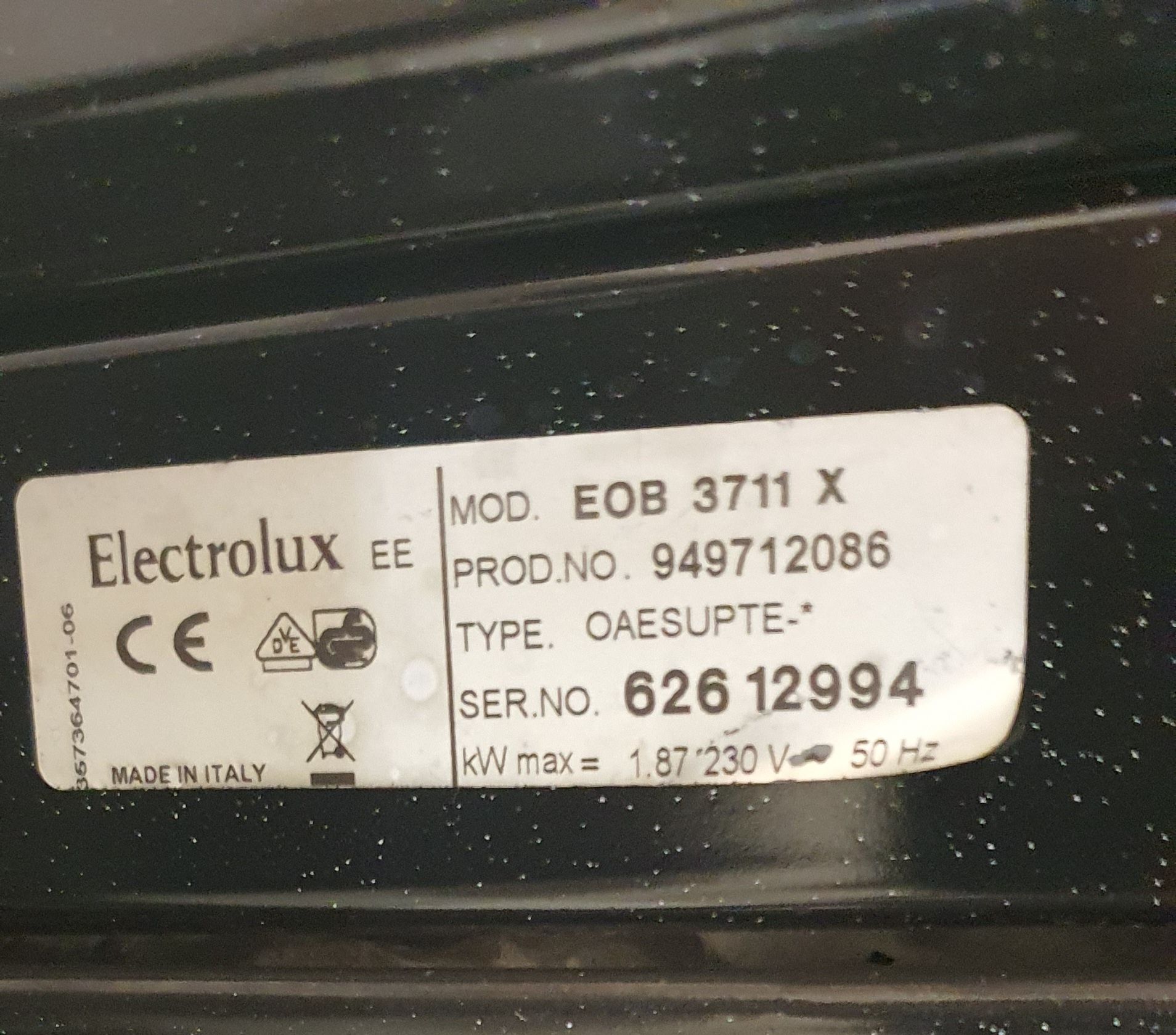 Фурна за вграждане Електролукс / Electrolux