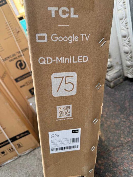 Телевизор TCL 75C6K Премиум QD-Mini LED Google 144Hz