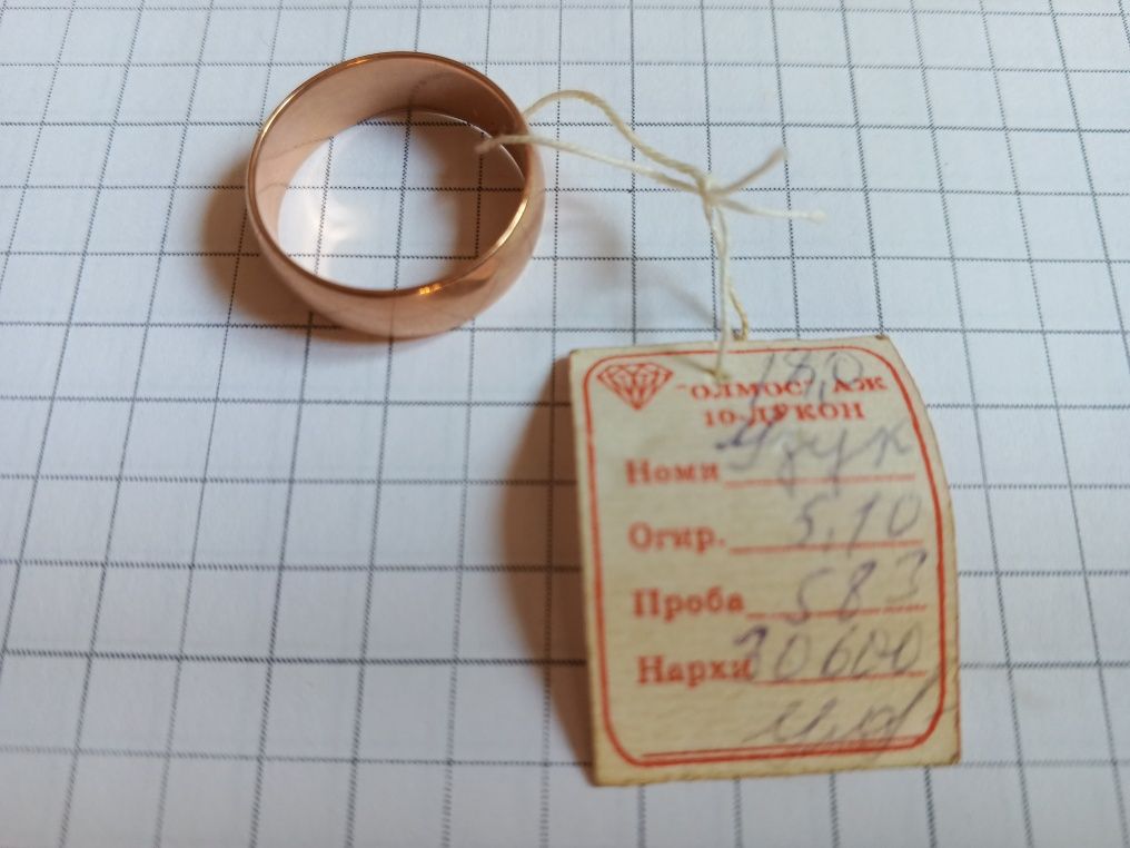Кольцо обручальное