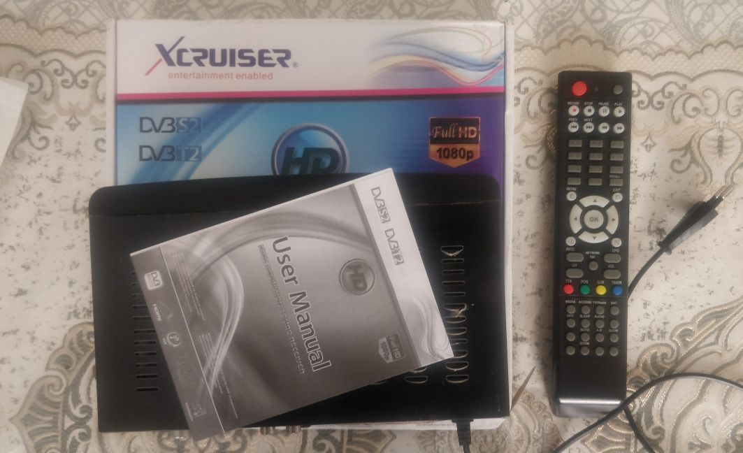 Xcruiser XDSR200HD combo tuner yangi Oʻzbek va Europa kanallari uchun