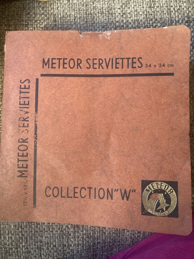 Colectie de servetele unicat