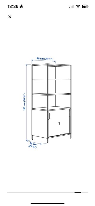 Mobilier pentru birou, compus din 2 corpuri