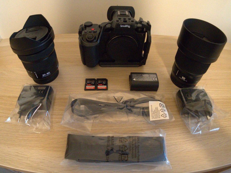 Panasonic Lumix S5IIX + Obiective + Cage + Monitor + Modul XLR + Extra