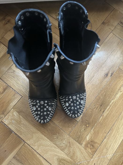 Черни боти на ток, 38 размер