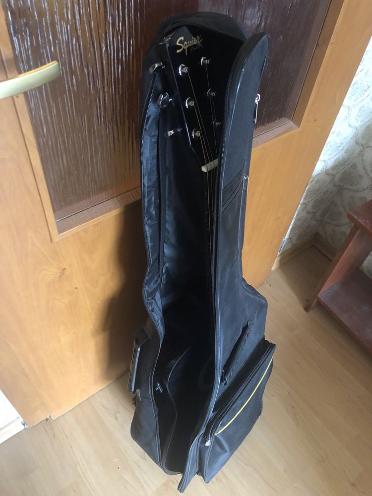 Електро акустична китара Fender Squier Black