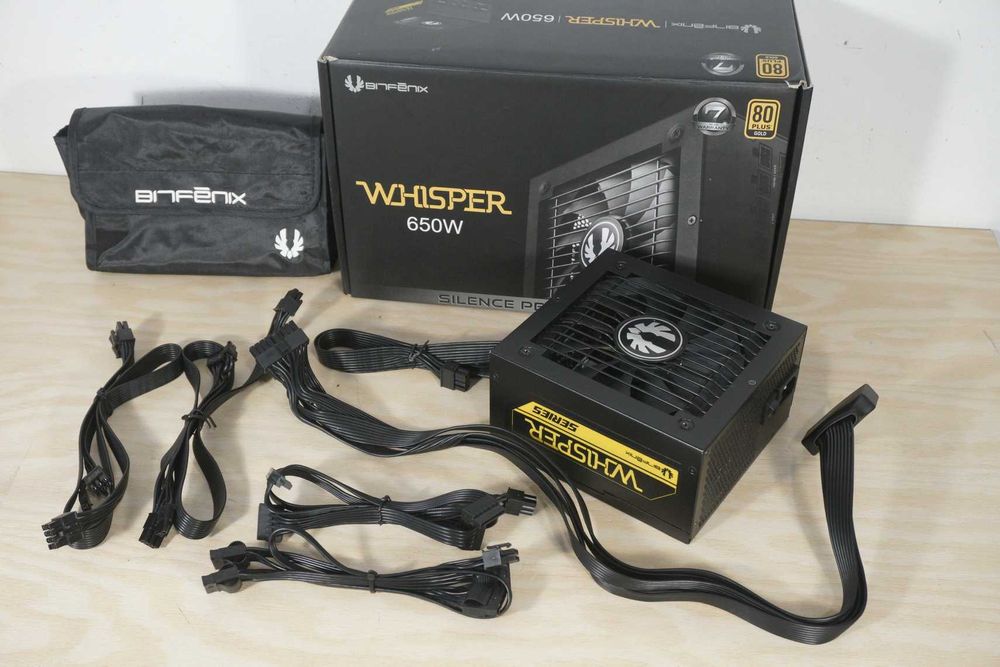 Захранване 650W BitFenix Whisper 650 80+ Gold PSU / Вкл.ДДС