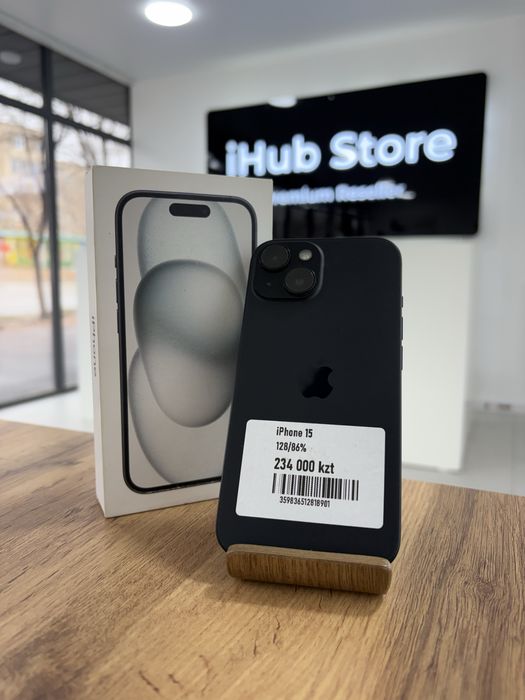 iPhone 15 • 128GB / 86% Black, Айфон 15 • 128гб/86% Черный