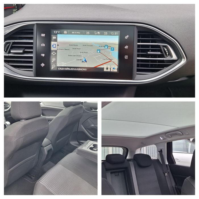 Peugeot 308,1.6 D,120 CP,Euro 6,Panoramic, Distribuție schimbata. 2015