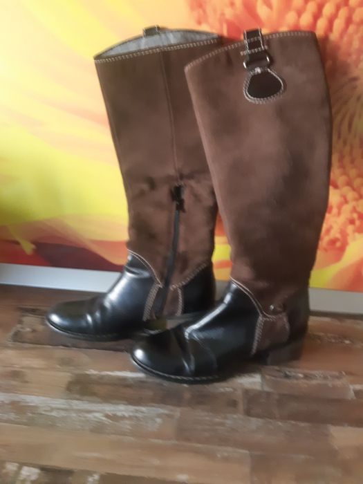 Cizme piele lungi