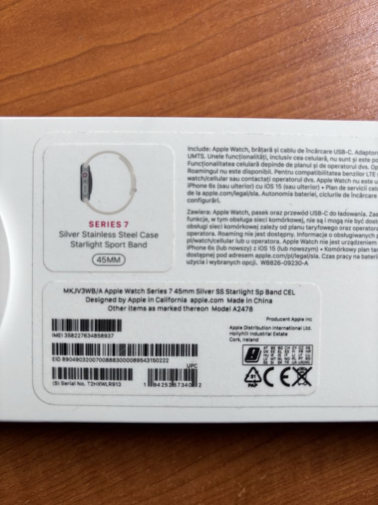 Apple watch 7 stainless steel 45