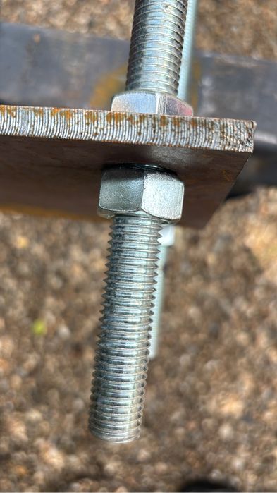 Vand cuzineti m18x4buc cu placuta de 20x20 pentru hale structuri metal