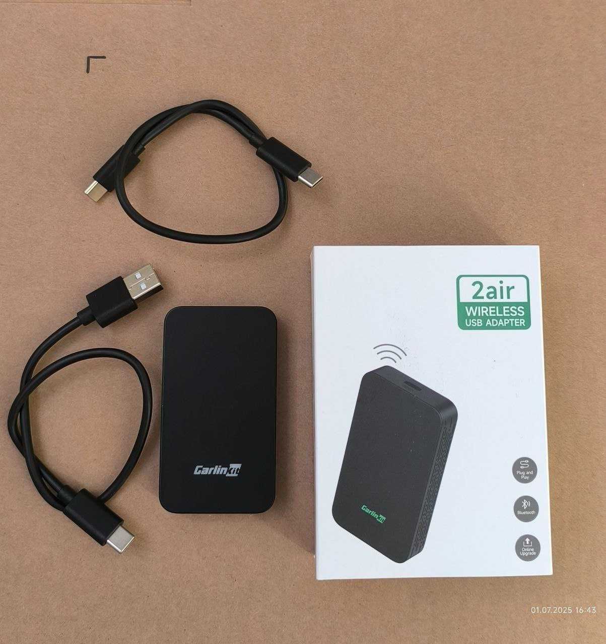 CarlinKit 5.0 (2Air) Adaptor wireless Android Auto / Apple Carplay