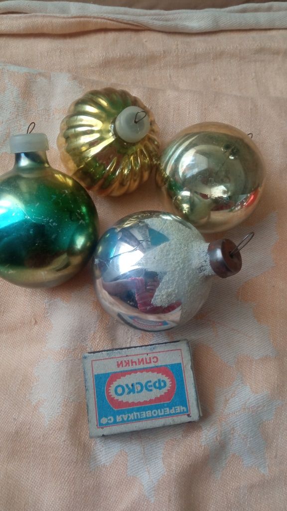 Ёлочные игрушки советские
