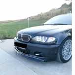 Lip prelungire bara fata CSL BMW Seria 3 E46(1997-2006) negru lucios