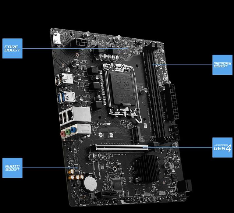 Новая MSI PRO H610M-S DDR4 (LGA 1700) Гарантия 6 мес.!