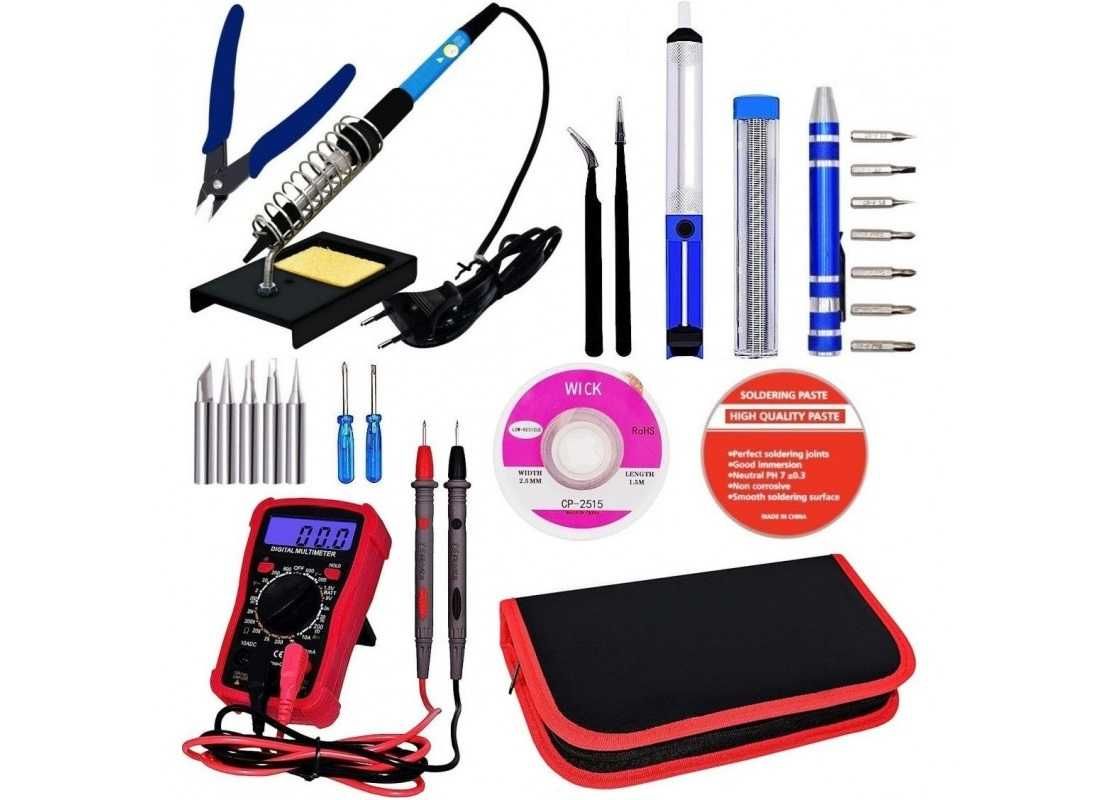 Kit Lipit Letcon 60W temperatura lipire reglabila Multimetru Digital