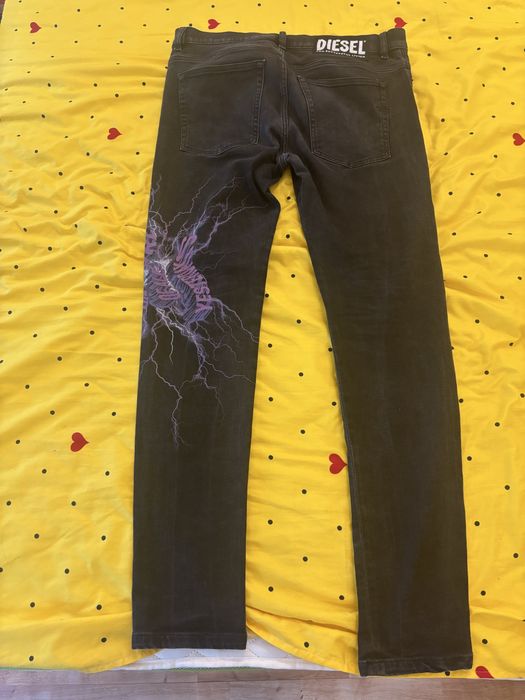 Blugi Diesel cu print