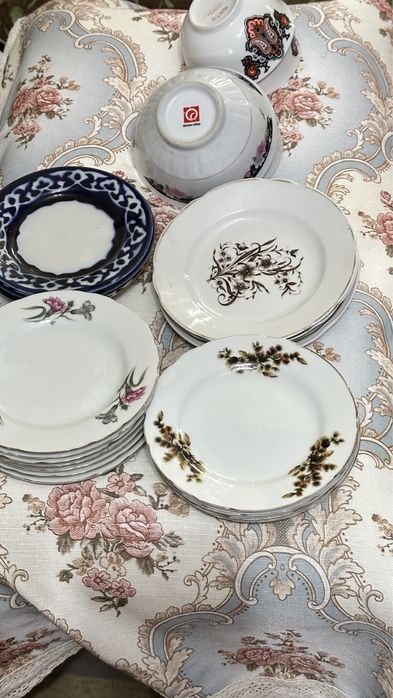 Посуда тарелки и косушки