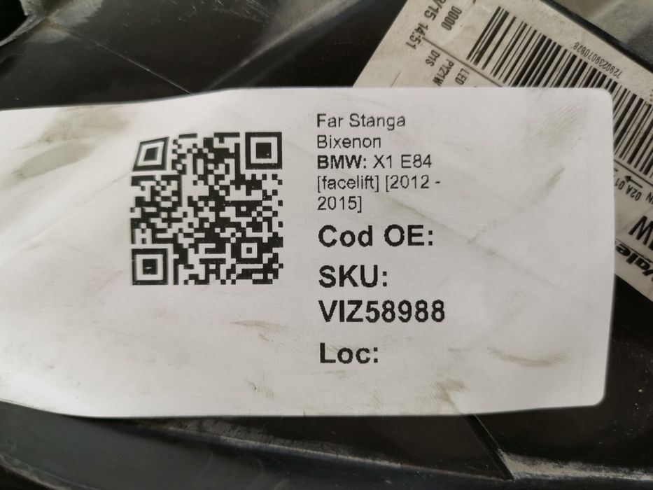 Фар Ляв Биксенон с Драйвер BMW X1 E84 [фейслифт] [ - ] Оригинален Повр