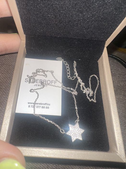 Колье цепочка серебро 925 пробы