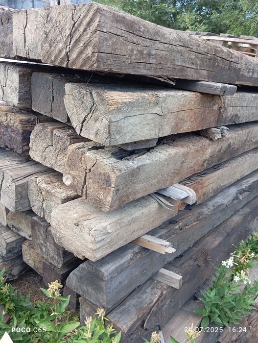 Шпалы б/у состояние хорошее.