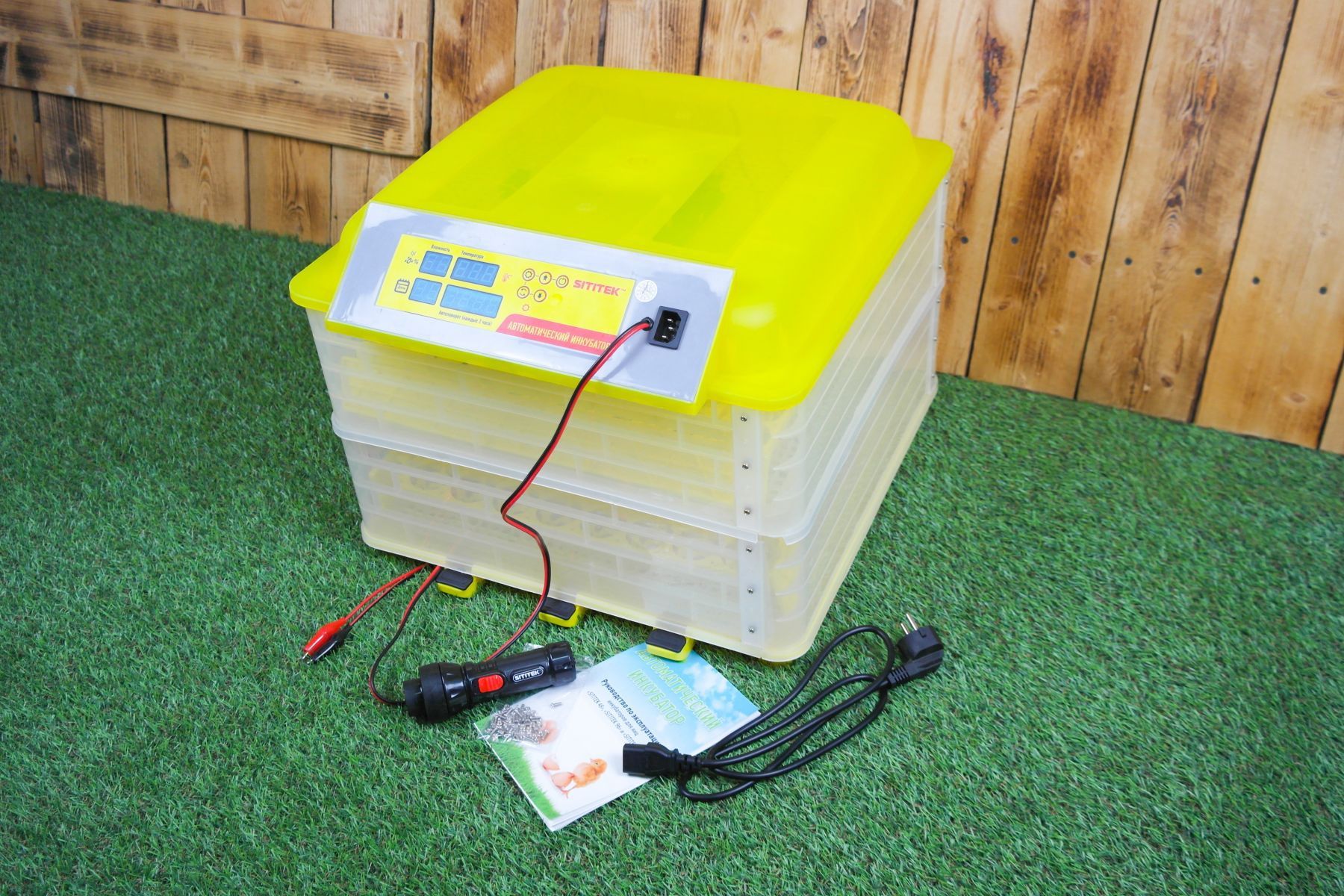 Inkubator 128 тали 12 voltda ham ishlidi