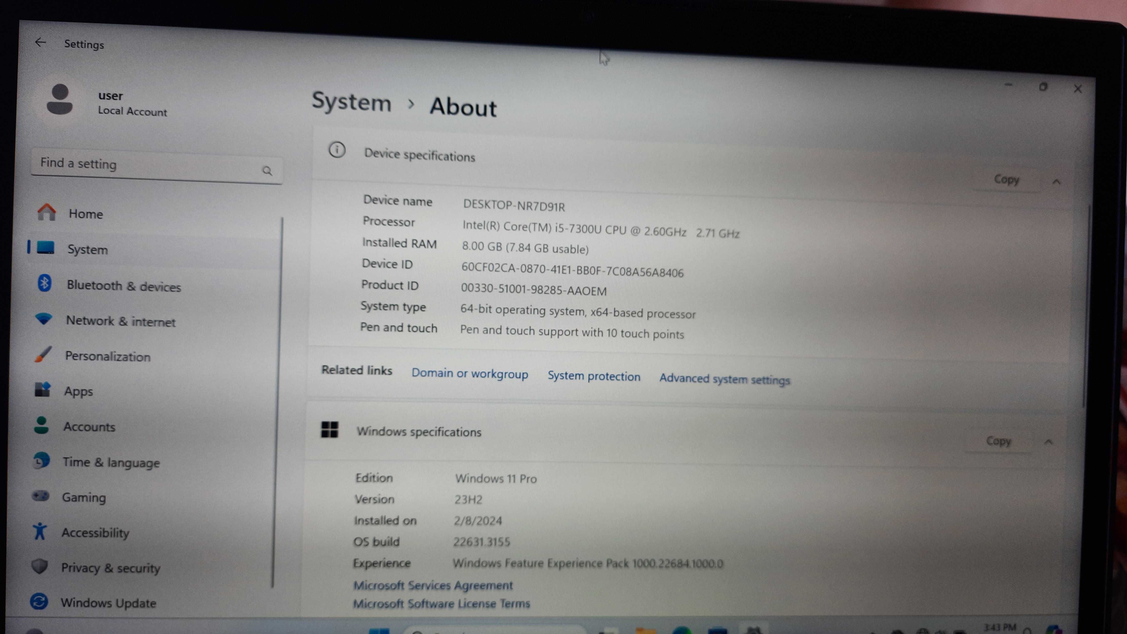 Продавам Thinkpad Lenovo Yoga 730 I5 8 GB