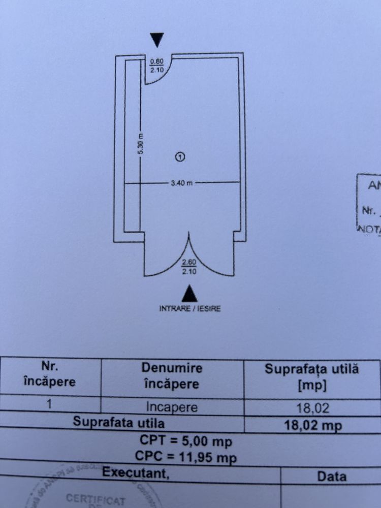 Garaj de inchiriat - Parter de bloc ultracentral
