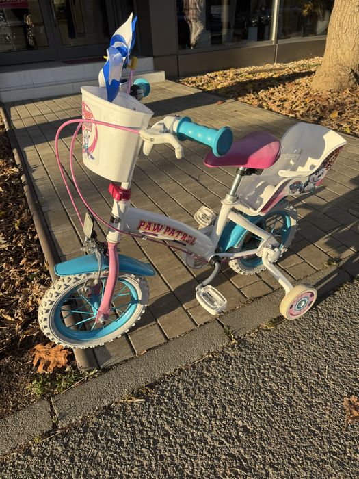 Bicicleta copii Paw Patrol 1281, 12", metal, pentru varsta 3-5 ani