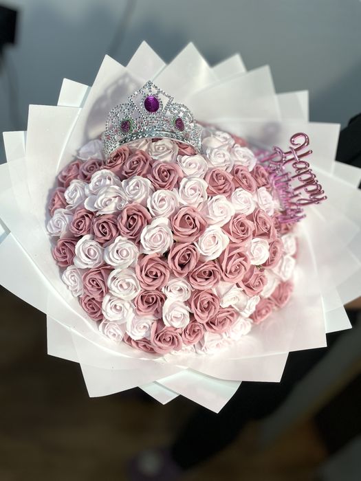 Buchet de flori din sapun