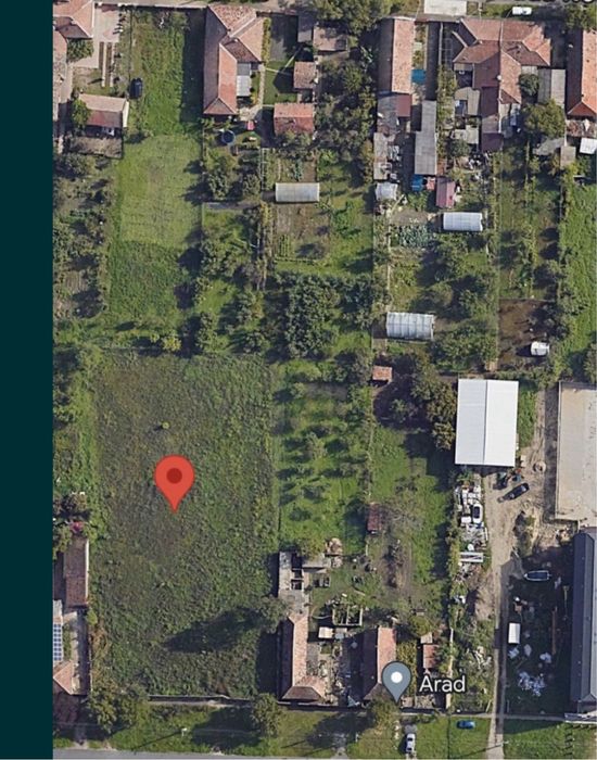 Vand teren zona gai, intravilan, 1700 mp, front 22 ml