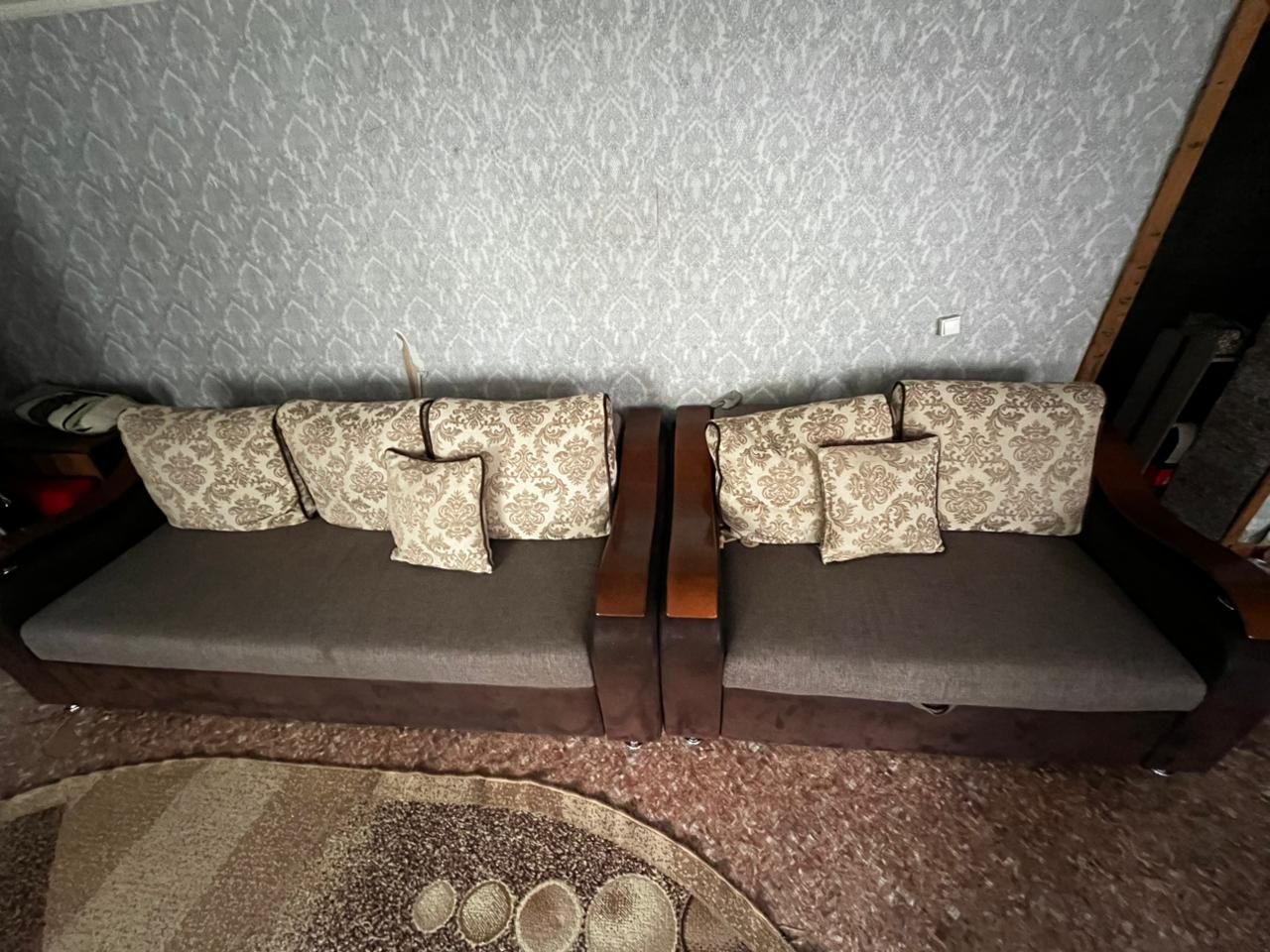Диван и кресло раздвижные