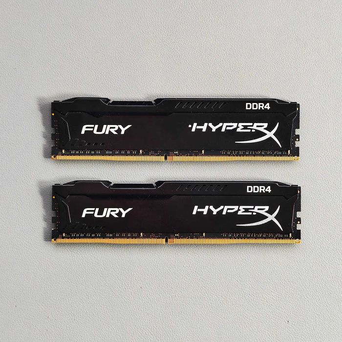 Memorie desktop KINGSTON HyperX Fury Black, 2x8GB DDR4, 2400Mhz, CL15