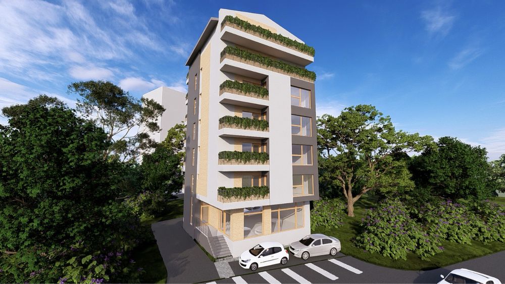 Apartament 3 camere in bloc nou zona Liceul Pedagogic