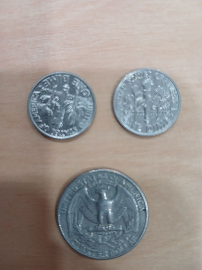 Монеты США, Англия, Австралия и др.