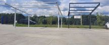 Carport solar/ structura pentru panouri fotovoltaice/ montaj