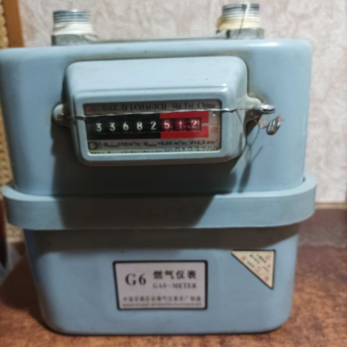газовый счетчик для дома G6 китайский