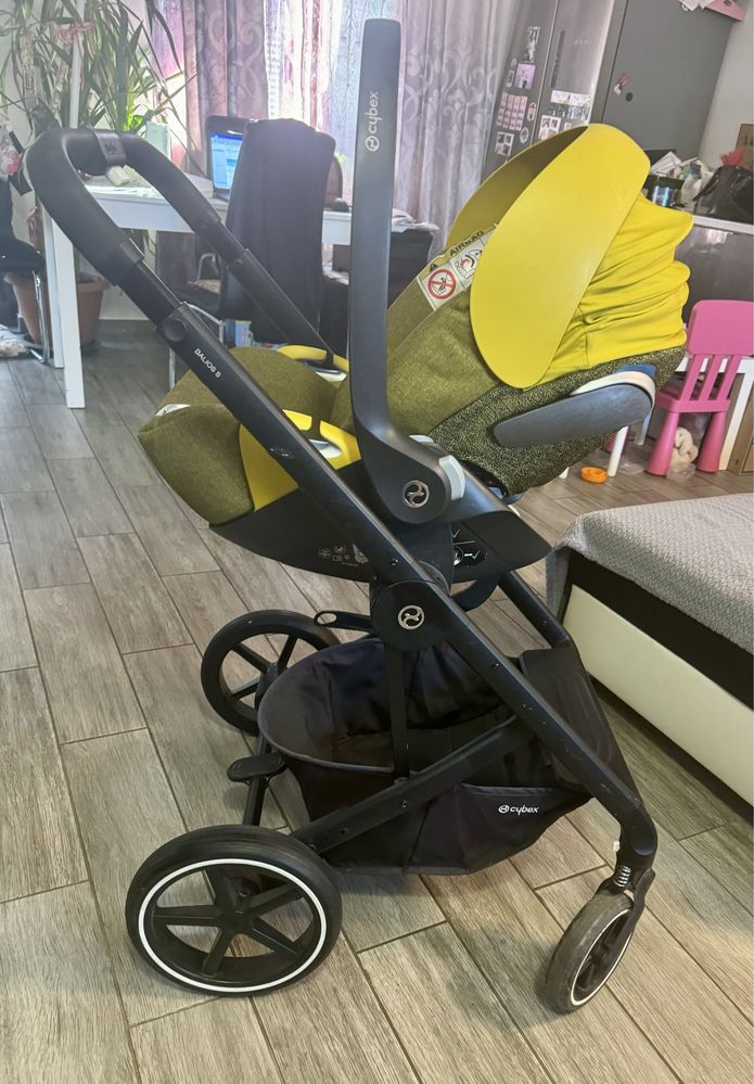Cybex Balios S + scoica Cloud Z2 plus + adaptori scoica