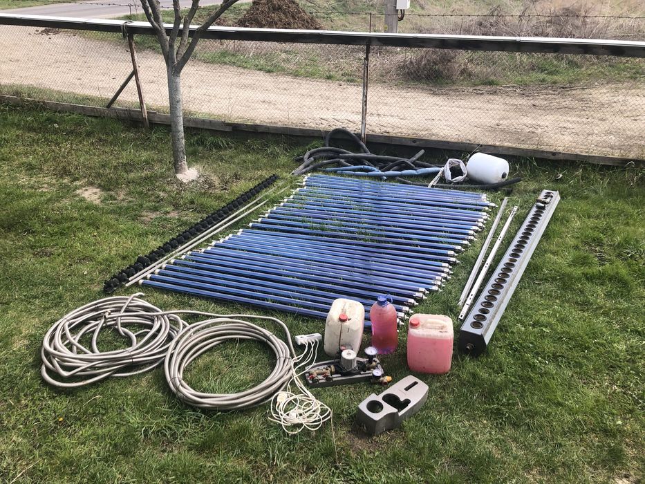 Captator solar cu 30 de tuburi
