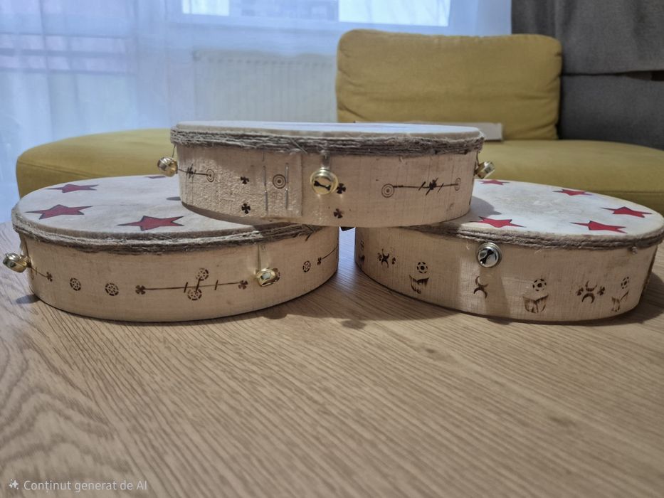 Vand toba / duba pentru colindat – piele naturala de caprioara