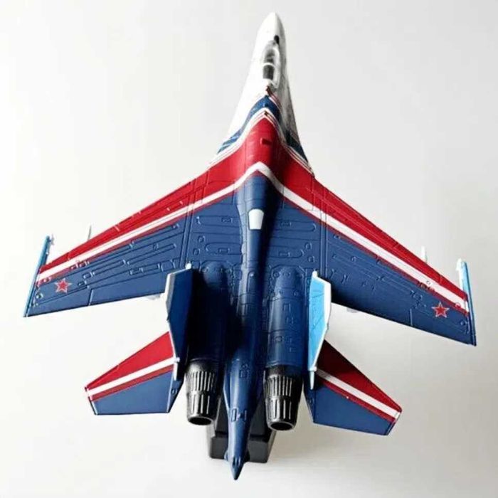 Macheta avion metalica Su-35 Knights Super Flanker 1:100 23cm
