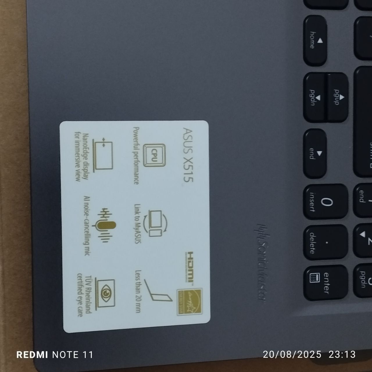 Asus X515 full komlekt yangi