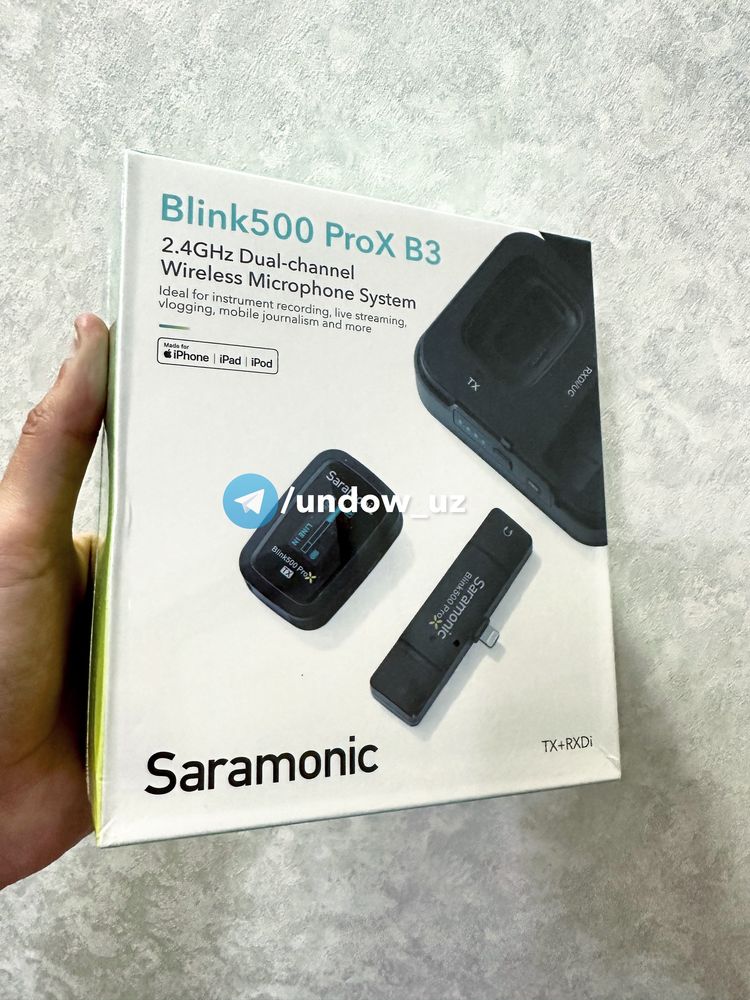 Saramonic PRO-X B3 — Беспроводной Петличный Микрофон Петличка