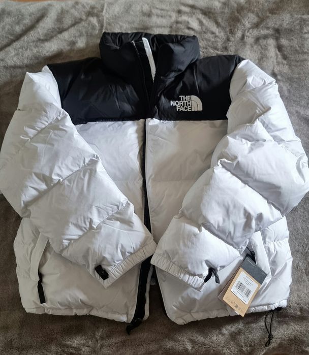 Geaca The North Face 1996 Retro Nuptse alb-negru (tnf white/tnf black)