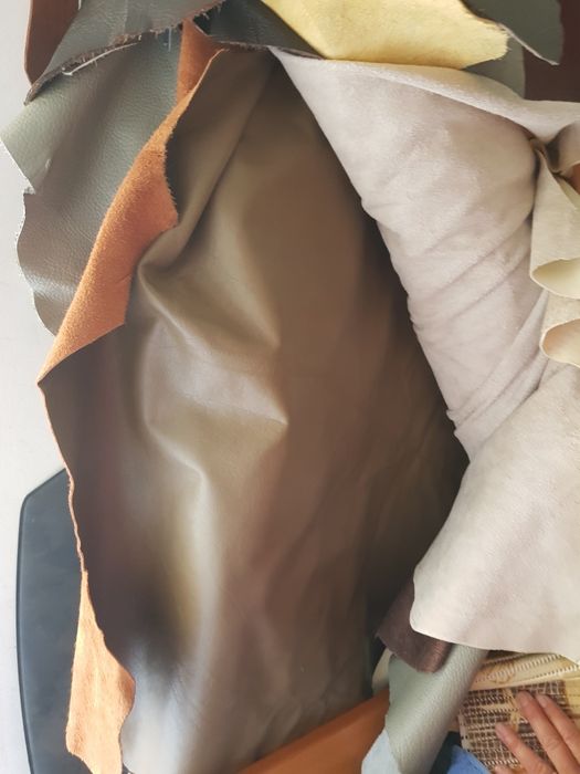 Piele naturala diferite culori