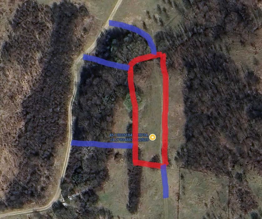 Teren 1975 m² extravilan Vladesti 7 km de Rm. Valcea 11 km de Olanesti