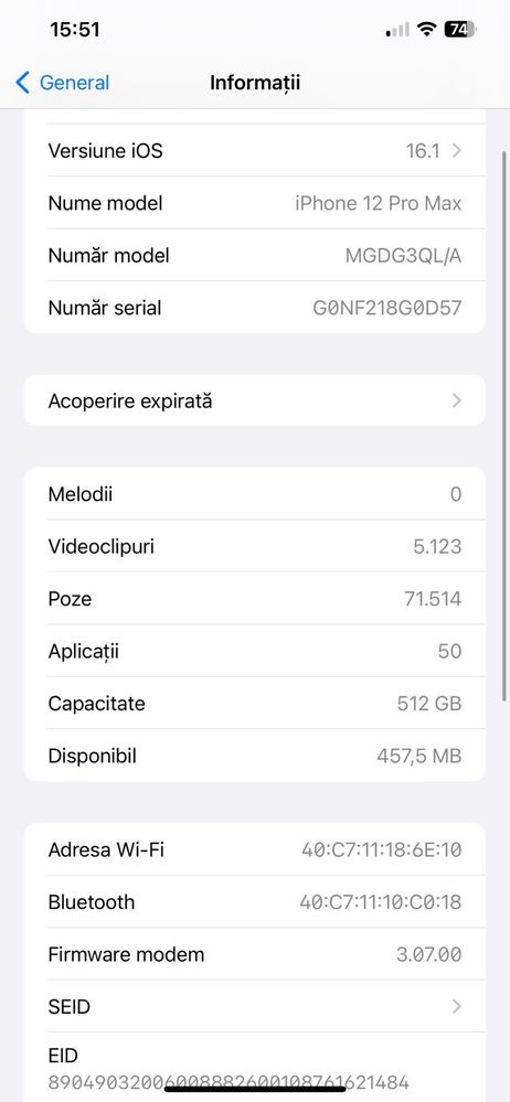 Iphone 12 pro max 512GB